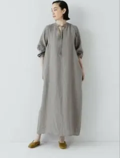 ADIEU TRISTESSE リネンボリュームスリーブドレス　新品未使用