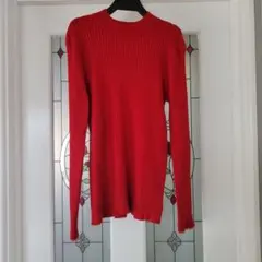 ☆ディスコート☆リブ編み長袖ニット