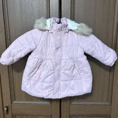 フード付きジャケット ピンク 90