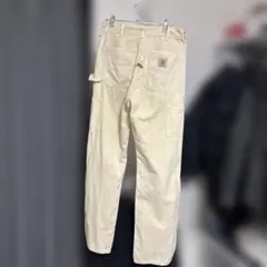 Carhartt ワークパンツ クリーム色