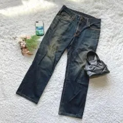 エドウィン デニムパンツ ハイウエスト 31 普段使い 日本製 ヴィンテージ風感