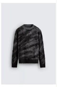 値下げ‼️ZARA ブラッシュドジャガードセーター