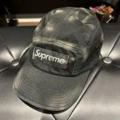 supreme Overdyed Camp Cap Black