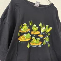90s vintage 48手　カエル　エロt tシャツ 古着　アニマル　動物