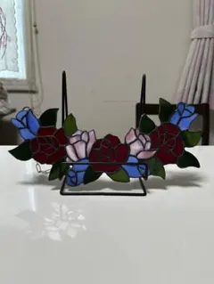 希少レア廃盤新品未使用サンキャッチャー虹レインボーガラス細工レジン