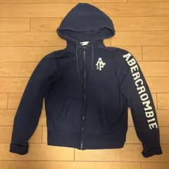 Abercrombie & Fitch ネイビー パーカー