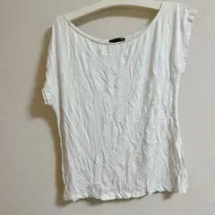 オフショルダー ホワイト Tシャツ