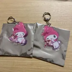 マイメロディ x クロミ アクリルキーホルダー2個セット 宇佐美