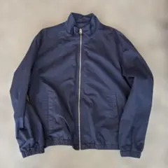 ZARA ネイビー ジッパー付き カジュアルジャケット ブルゾン