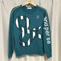 アンパスィ and per se❤️ロゴ　長袖ニット　Ｌサイズ❤️