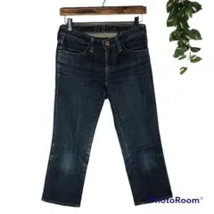 【AG アドリアーノゴールドシュミット】 クロップドデニム　USAジーンズ　美品