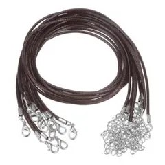 ペンダント ブレスレット ネックレス ジュエリー作成用 10本 ブラウン