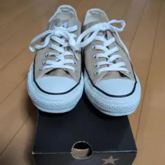 ALL STAR ベージュ ローカットスニーカー