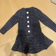 Rora ネイビー ツイード　セットアップ