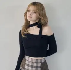andmary Frida knit set black アンドマリー - メルカリ