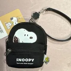 スヌーピー パスケース リール付き　PEANUTS ポーチ