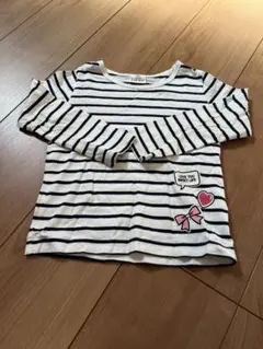 SLAP SLIP キッズ 長袖カットソー ボーダー 100