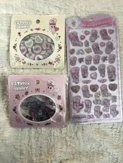 エスターバニー　シール　うるちゅる　おはじき