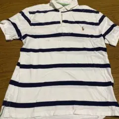 値引き可！　ポロ・ラルフ・ローレン ストライプ ポロシャツ　Lサイズ