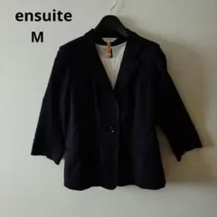 ensuite　エンスウィート テーラードジャケット M 濃紺　高島屋のサムネイル
