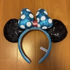 ミニーマウス風スパンコールカチューシャ