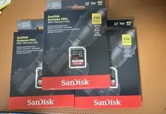 SanDisk Extreme PRO 256GB SDカード 3枚セット