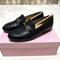 EVOL. ビットローファー 24cm ブラック　ローファー　イーボル　ブラック