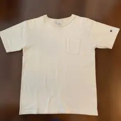 Champion チャンピオン　ベージュ Tシャツ 半袖 ポケット付き