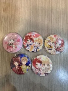 すとぷり　るぅとくん&莉犬くん　さとみくん　缶バッジ 5個セット