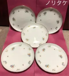 250927-3 希少！ノリタケ プレート 5枚セット USED 250927-3 希少！ノリタケ プレート 5枚セット USED ノリタケ