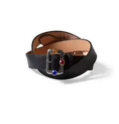 Kapital オイルレザー　スタッズディスコバックルベルト kapital ベルト オイルレザー スタッズディスコバックルベルト