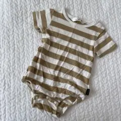 futafuta ストライプロンパース　70 半袖　夏