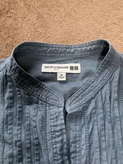INES DE LA FRESSANGE M ブルー シャツ