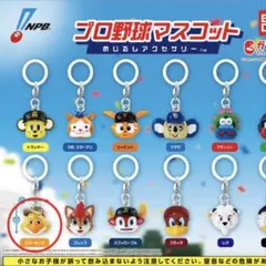 プロ野球マスコット めじるしアクセサリー　ハリーホーク