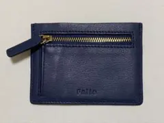Folio 本革 ネイビー コインケース　カードケース