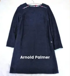 Arnold Palmer 長袖ワンピースＭ 紺 訳あり