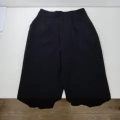 【き823】Tip Top　スラックス 2タック ゴムウエスト クロップド丈