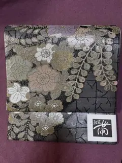 高級 正絹 牡丹 袋帯 牡丹　作り帯