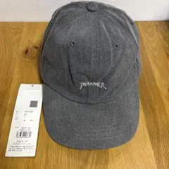 THRASHER キャップ ゴンズロゴ　チャコールグレー