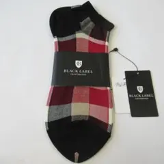 ブラックレーベルクレストブリッジ新品レッド（17） ショートソックス