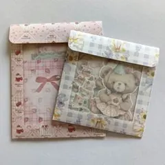 厚口トレペ マグネット平袋 ダイカット素材バラメモ おすそ分け