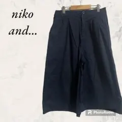 ニコアンド… /ガウチョ/ネイビー/チノパン/ポケット/カジュアル/No.310