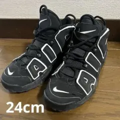 ナイキ　スニーカー　モアアップテンポ　ブラック　ハイカット　24cm モアテンのサムネイル