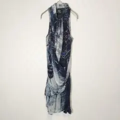 美品♡MCQ アシンメトリー ドレープ マルチカラー ワンピースのサムネイル