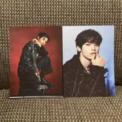 INI MATCH UP レターカード 木村柾哉 BLUE RED セット