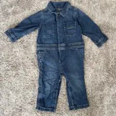 オーバーオール　デニム　GAP 18-24(90cm) キッズ　ベビー
