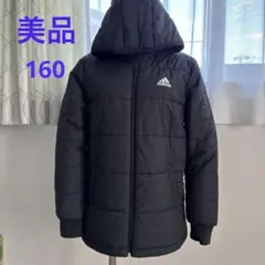 美品★adidas★黒★ジャケット★コート★ダウンジャケット★中綿コート★160