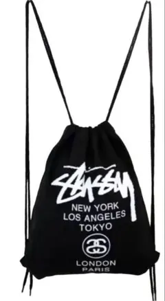 Stüssy ナップサック ブラック ロゴのサムネイル