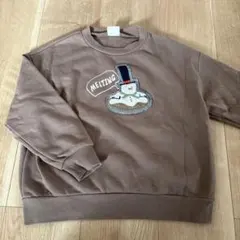 BREEZE雪だるま刺繍トレーナー