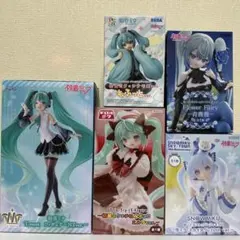 VOCALOIDフィギュアまとめ売り 初音ミク 重音テト 5個セット - メルカリ